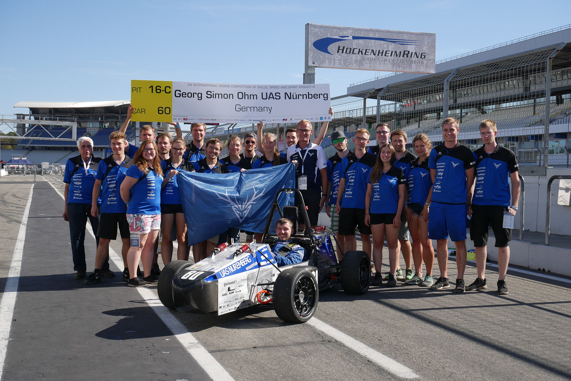 Unser Team in in Hockenheim 2018